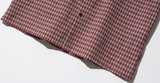 ダブルユーブイプロジェクト(WV PROJECT) And Life Check Short Sleeve Shirt Burgundy MJSS7486