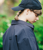 ダブルユーブイプロジェクト(WV PROJECT) Vertical Line Short Sleeve Shirt Navy JISS7501