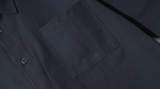 ダブルユーブイプロジェクト(WV PROJECT) Vertical Line Short Sleeve Shirt Navy JISS7501