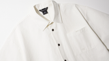ダブルユーブイプロジェクト(WV PROJECT) Vertical Line Short Sleeve Shirt White JISS7501