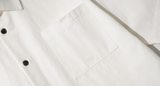 ダブルユーブイプロジェクト(WV PROJECT) Vertical Line Short Sleeve Shirt White JISS7501