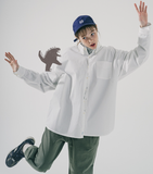 ダブルユーブイプロジェクト(WV PROJECT) The Overfit Shirt Ivory JJLS7513