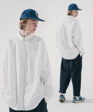 ダブルユーブイプロジェクト(WV PROJECT) The Overfit Shirt Ivory JJLS7513