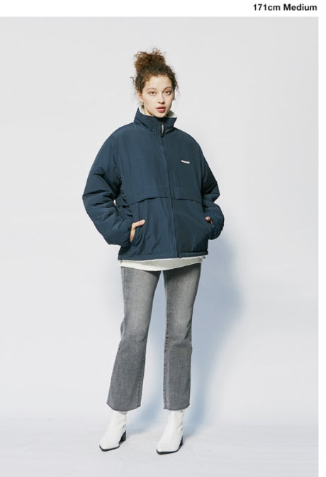 セイントペイン(SAINTPAIN) SP REVERSIBLE FLEECE ZIP JACKET-WHITE