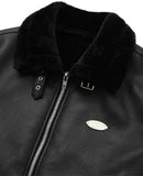 セイントペイン(SAINTPAIN) SP VEGAN LEATHER SHEARlING JACKET-BLACK