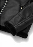 セイントペイン(SAINTPAIN) SP VEGAN LEATHER SHEARlING JACKET-BLACK