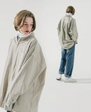 ダブルユーブイプロジェクト(WV PROJECT) The Overfit Shirt Beige Gray JJLS7513