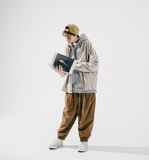 ダブルユーブイプロジェクト(WV PROJECT) The Overfit Shirt Beige Gray JJLS7513