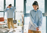 ダブルユーブイプロジェクト(WV PROJECT) The Overfit Shirt Sky Blue JJLS7513