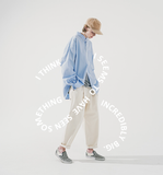 ダブルユーブイプロジェクト(WV PROJECT) The Overfit Shirt Sky Blue JJLS7513