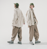 ダブルユーブイプロジェクト(WV PROJECT) Pretzel Corduroy Shirt Cream JJLS7525