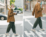 ダブルユーブイプロジェクト(WV PROJECT) Pretzel Corduroy Shirt Deep Beige JJLS7525