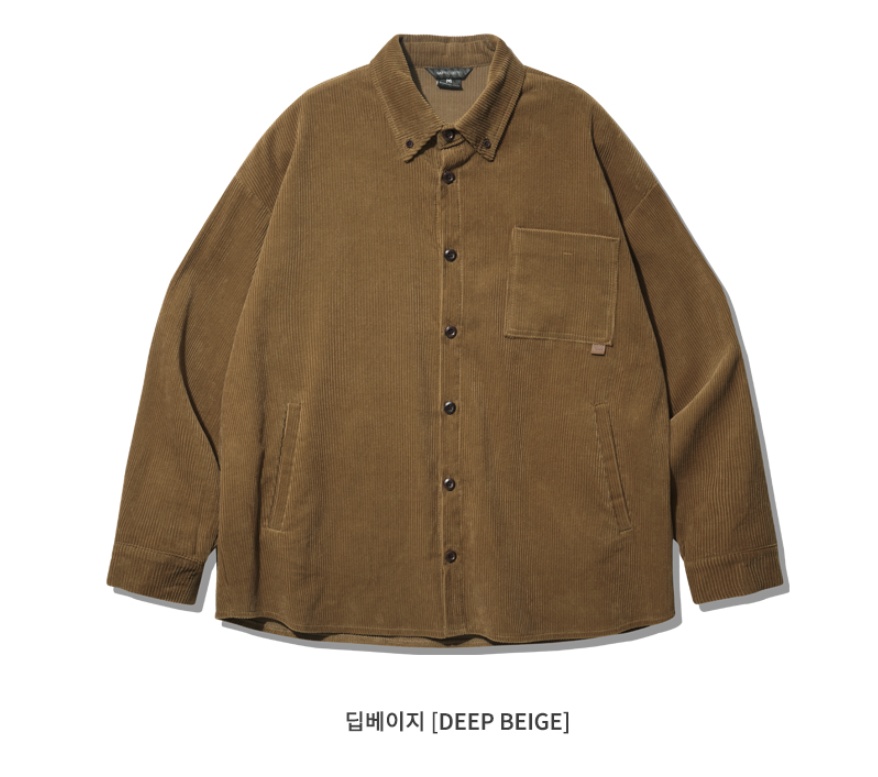 【WV PROJECT】pretzel corduroy shirts ダブルユーブイプロジェクト(WV PROJECT) Pretzel Corduroy