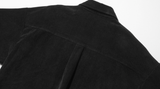 ダブルユーブイプロジェクト(WV PROJECT) Pretzel Corduroy Shirt Black JJLS7525