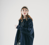 ダブルユーブイプロジェクト(WV PROJECT) Pretzel Corduroy Shirt Navy JJLS7525