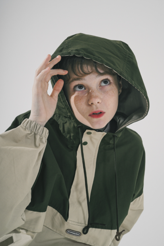 ダブルユーブイプロジェクト(WV PROJECT) New World Hood Anorak Beige KMOT7511
