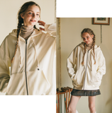 ダブルユーブイプロジェクト(WV PROJECT) Baseline Hood Zip Up Cream JIOT7536