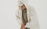 ダブルユーブイプロジェクト(WV PROJECT) Baseline Hood Zip Up Cream JIOT7536