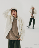 ダブルユーブイプロジェクト(WV PROJECT) Baseline Hood Zip Up Cream JIOT7536