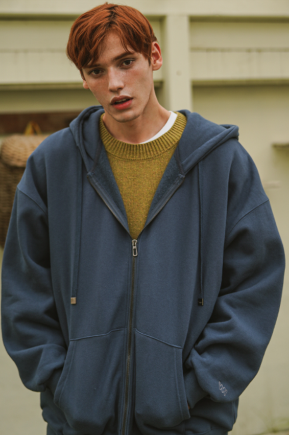 ダブルユーブイプロジェクト(WV PROJECT) Baseline Hood Zip-up Navy JIOT7536