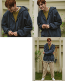 ダブルユーブイプロジェクト(WV PROJECT) Baseline Hood Zip-up Navy JIOT7536