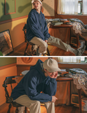 ダブルユーブイプロジェクト(WV PROJECT) Baseline Hood Zip-up Navy JIOT7536