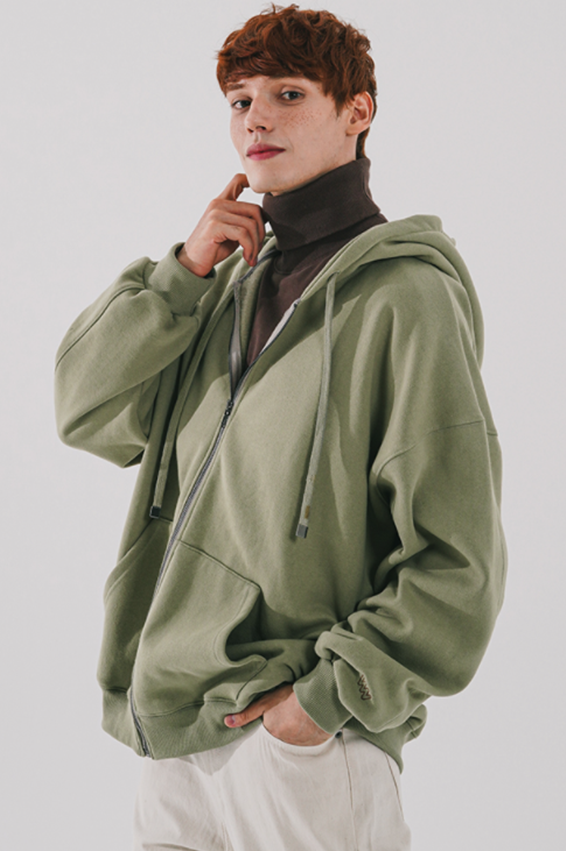 ダブルユーブイプロジェクト(WV PROJECT) Baseline Hood Zip-Up Light Khaki JIOT7536