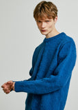 SSY(エスエスワイ)  division mohair & soild knit blue