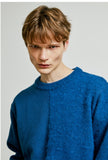 SSY(エスエスワイ)  division mohair & soild knit blue