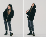 ダブルユーブイプロジェクト(WV PROJECT) Baseline Hood Zip-up Black JIOT7536