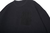 SSY(エスエスワイ)  3 pocket loose fit knit black