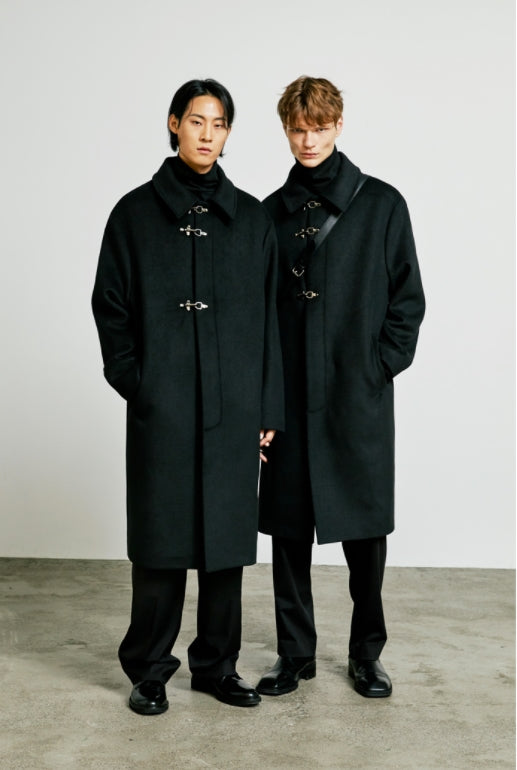 SSY(エスエスワイ)  deckhook single mac coat black