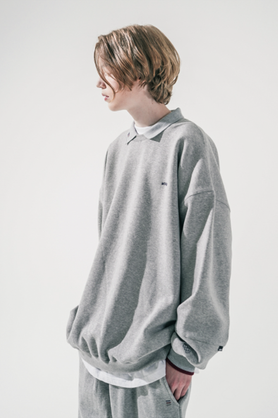 ダブルユーブイプロジェクト(WV PROJECT) Jeze Kara Sweatshirt Gray MJMT7514