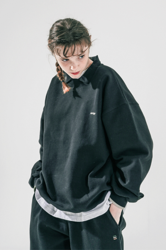 ダブルユーブイプロジェクト(WV PROJECT) Jeze Kara Sweatshirt Black MJMT7514