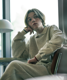 ダブルユーブイプロジェクト(WV PROJECT) Jeze Kara Sweatshirt Oatmeal MJMT7514