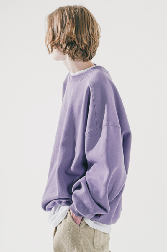ダブルユーブイプロジェクト(WV PROJECT) Daily Sweatshirt Lavender JIMT7533