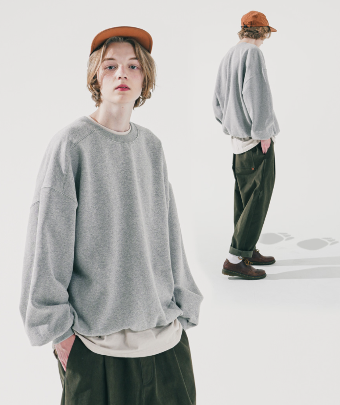 ダブルユーブイプロジェクト(WV PROJECT) Daily Sweatshirt Gray JIMT7533