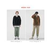 ダブルユーブイプロジェクト(WV PROJECT) Lost color matching Sweatshirt Brown KMMT7530