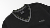 ダブルユーブイプロジェクト(WV PROJECT) Lost color matching Sweatshirt Black KMMT7530
