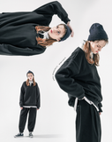 ダブルユーブイプロジェクト(WV PROJECT) Kaku Kara Sweatshirt Black KMMT7519
