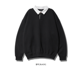 ダブルユーブイプロジェクト(WV PROJECT) Kaku Kara Sweatshirt Black KMMT7519