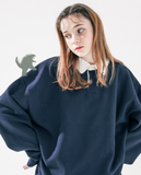 ダブルユーブイプロジェクト(WV PROJECT) Kaku Kara Sweatshirt Navy KMMT7519