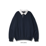 ダブルユーブイプロジェクト(WV PROJECT) Kaku Kara Sweatshirt Navy KMMT7519