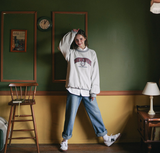 ダブルユーブイプロジェクト(WV PROJECT) Easy Reversible Sweatshirt Gray JJMT7518