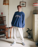 ダブルユーブイプロジェクト(WV PROJECT) Easy Reversible Sweatshirt Navy JJMT7518