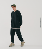 ダブルユーブイプロジェクト(WV PROJECT) Easy Reversible Sweatshirt Black JJMT7518