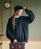 ダブルユーブイプロジェクト(WV PROJECT) Easy Reversible Sweatshirt Black JJMT7518