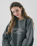 ダブルユーブイプロジェクト(WV PROJECT) Pangea Sweatshirt Dark Gray KMMT7510