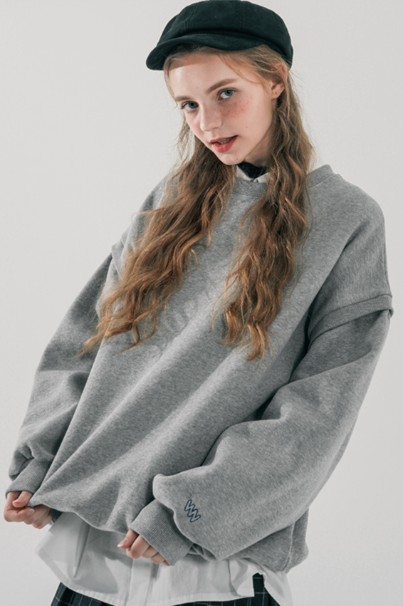 ダブルユーブイプロジェクト(WV PROJECT) Sia Best Sweatshirt Gray MJMT7537