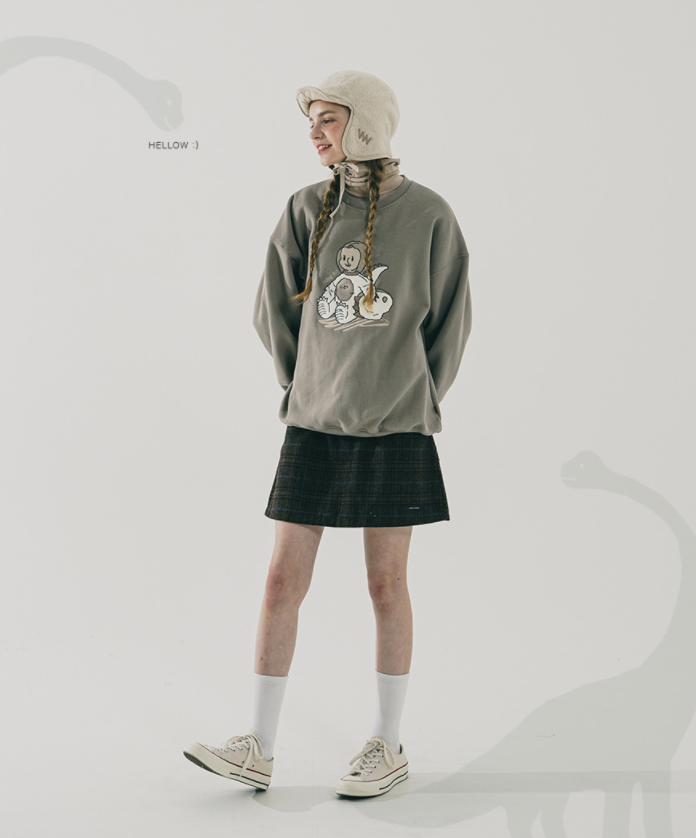 ダブルユーブイプロジェクト(WV PROJECT) Finding Dino Man to Man Cocoa JIMT7538